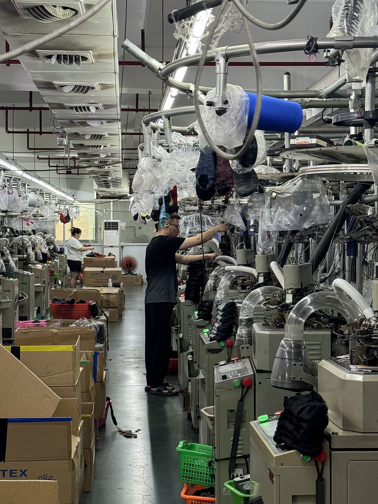 Shoe assembly line
