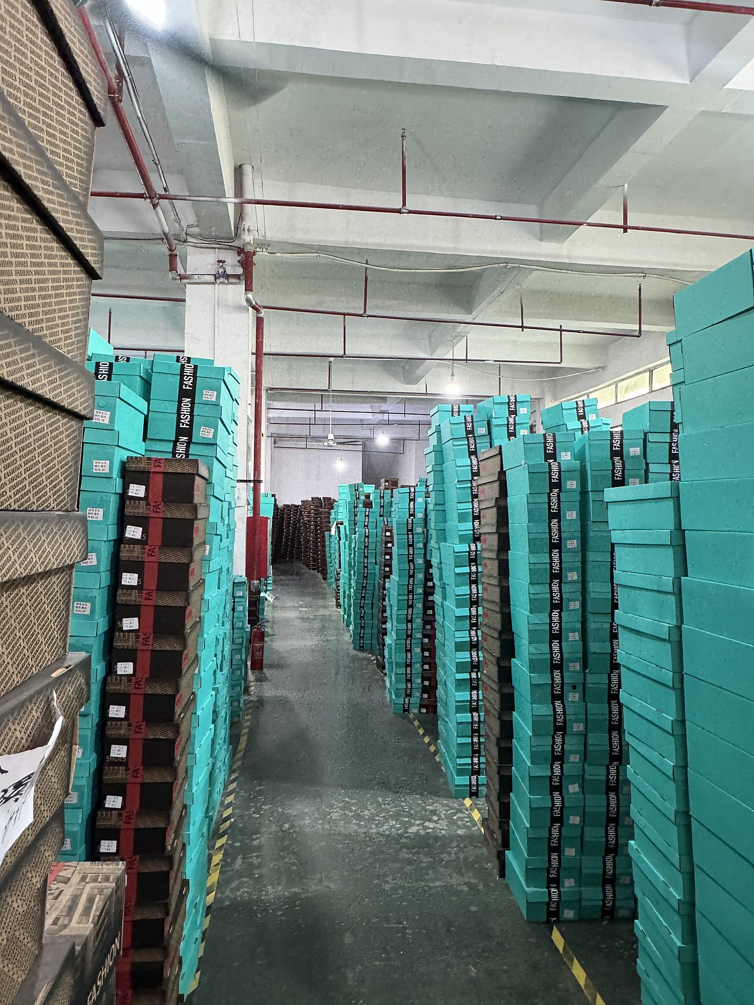 Warehouse with ready stock for fast restock